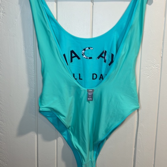 Aerie “Vacay All Day” Swimsuit Tiffany Blue - Picture 8 of 9